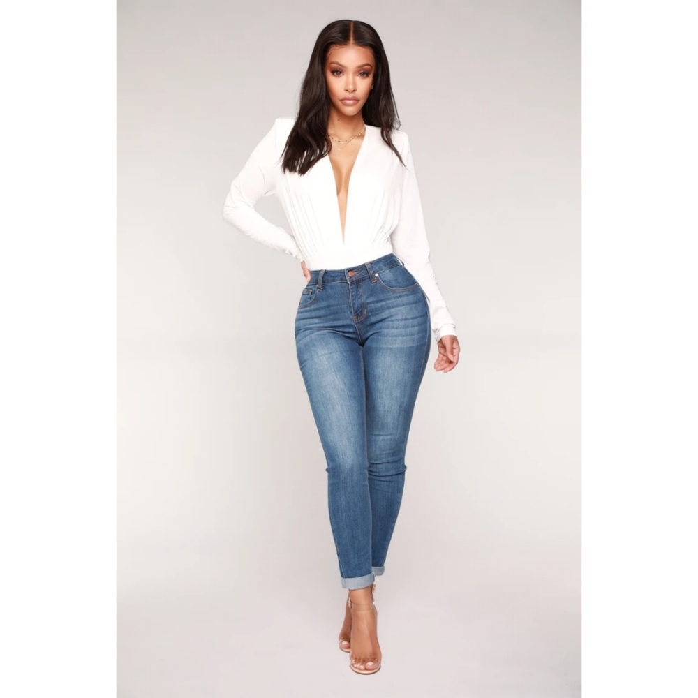 High Rise Ankle Jeans - Picture 4 of 6